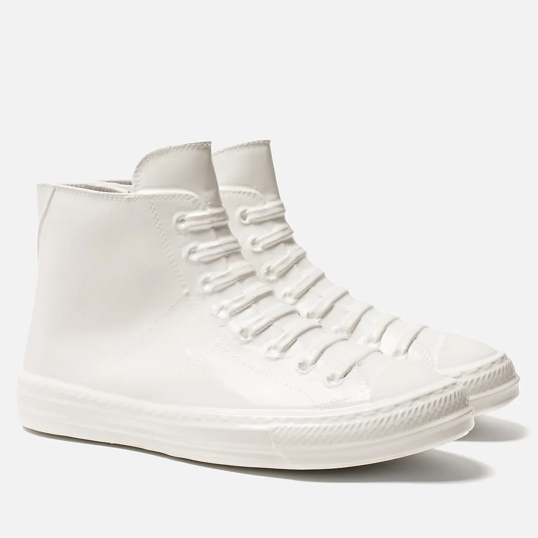 Maison Margiela Мужские кеды Wellington Plastic Casing High Top