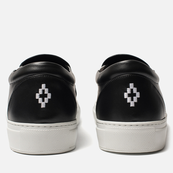 Мужские кеды Marcelo Burlon Flower Wings Slip-On Black/Multicolor