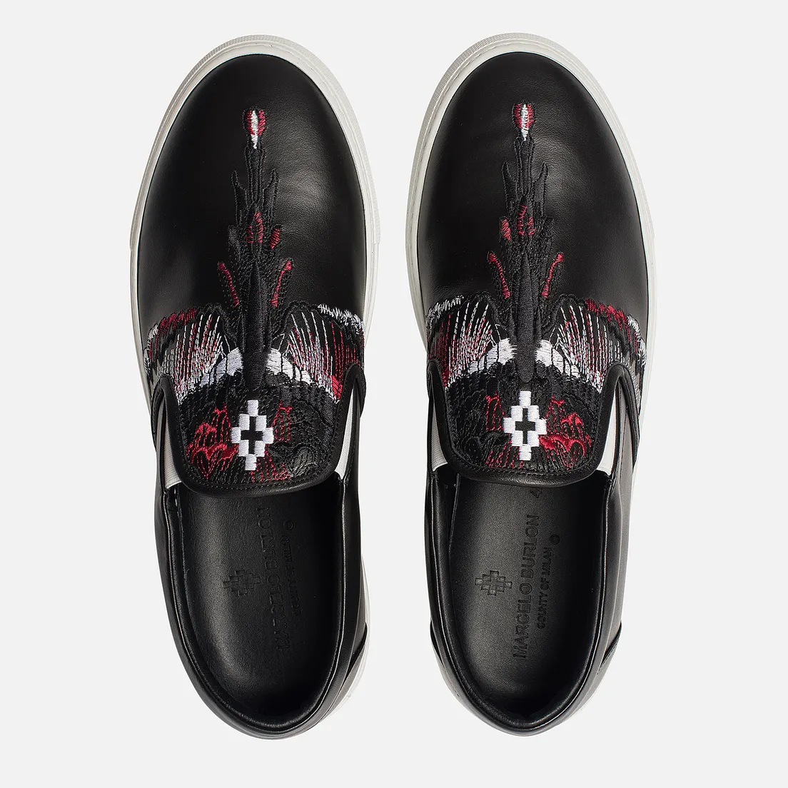 Marcelo Burlon Мужские кеды Flower Wings Slip-On