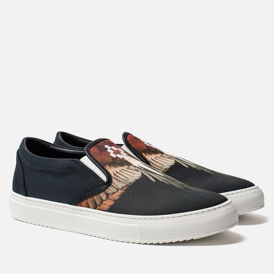 Мужские кеды Marcelo Burlon Red Wings Slip-On Black/Multicolor
