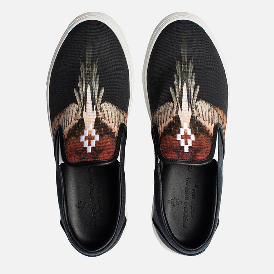 Мужские кеды Marcelo Burlon Red Wings Slip-On Black/Multicolor