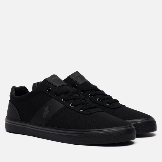 Мужские кеды Polo Ralph Lauren Hanford NE Canvas Black/Charcoal/Black