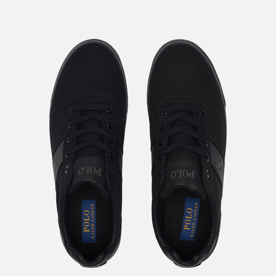 Мужские кеды Polo Ralph Lauren Hanford NE Canvas Black/Charcoal/Black