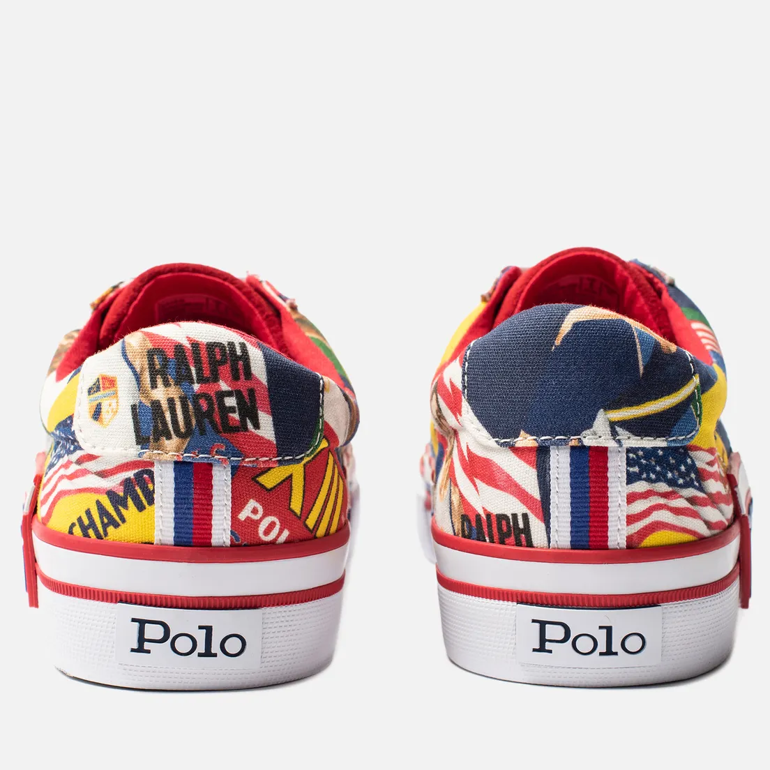 Polo Ralph Lauren Мужские кеды Sayer Collage Printed Canvas