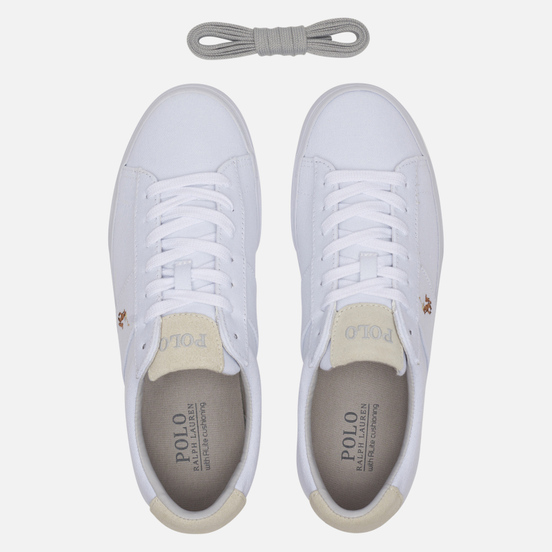 Мужские кеды Polo Ralph Lauren Sayer NE White