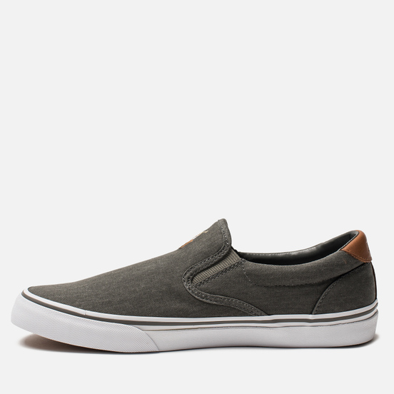 Мужские кеды Polo Ralph Lauren Thompson NE Washed Twill Black