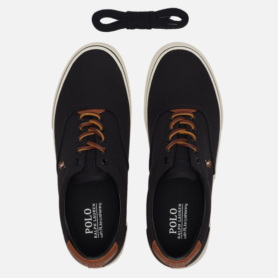 Мужские кеды Polo Ralph Lauren Thorton NE Canvas Black