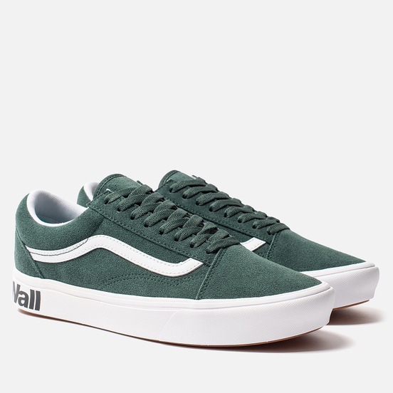 Мужские кеды Vans Comfycush Old Skool Classic Trekking Green/True White