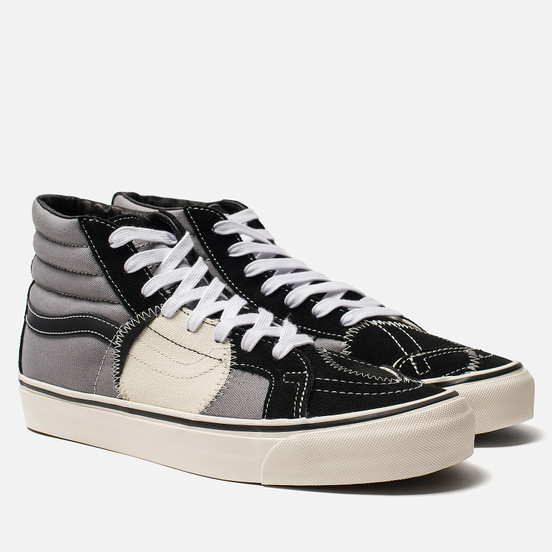 Мужские кеды Vans SK8-Hi Bricolage LX Black/Grey