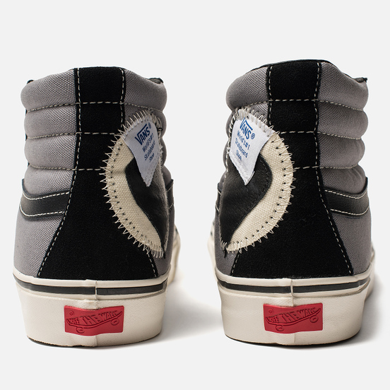 Мужские кеды Vans SK8-Hi Bricolage LX Black/Grey