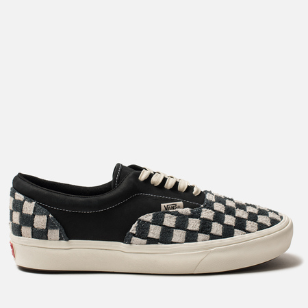 Мужские кеды Vans Vault Comfycush Era Lux Hairy Suede/Nubuck Black/Oatmeal/Checkerboard