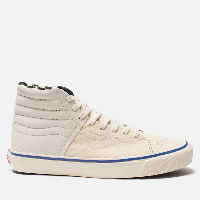 Мужские кеды Vans Vault OG SK8-Hi LX Inside Out Pack White/Checkerboar