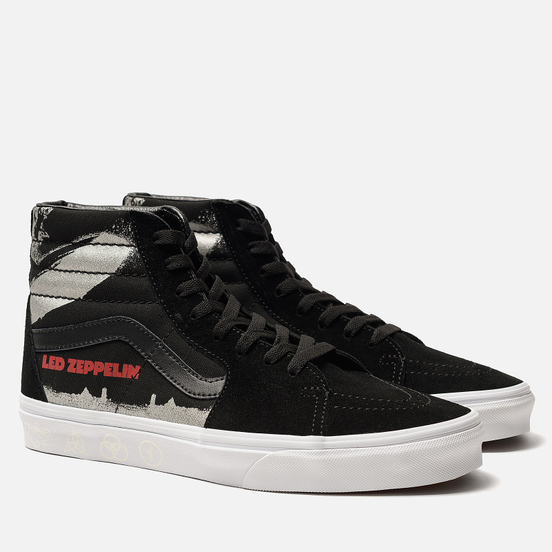 Мужские кеды Vans x Led Zeppelin SK8-Hi Black/True White