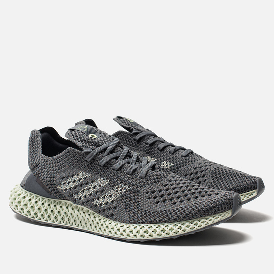 Мужские кроссовки adidas Consortium Consortium Runner 4D Narrative Onix/Aero Green/Night Grey