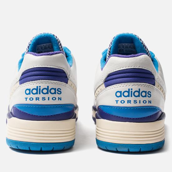 Мужские кроссовки adidas Consortium Torsion Edberg Comp Crystal White/ Energy Ink/Bright Blue