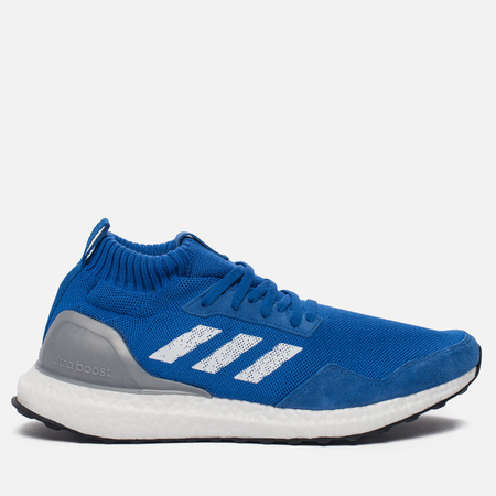 Мужские кроссовки adidas Consortium Ultra Boost Mid Run Thru Time Pack Blue/White