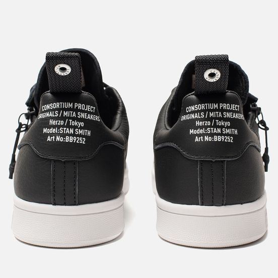 Мужские кроссовки adidas Consortium x Mita Stan Smith Core Black/Core Black/White