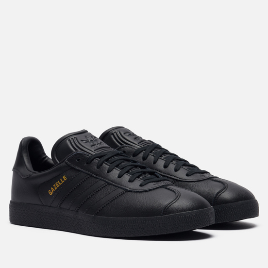 Adidas gazelle gold and black on sale