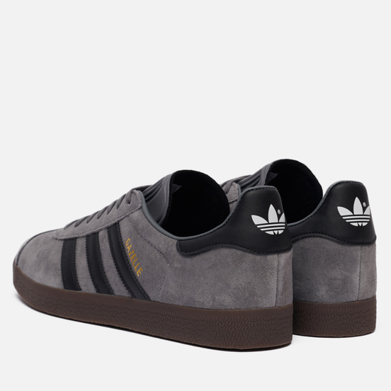 Мужские кроссовки adidas Originals Gazelle Grey/Core Black/Gum