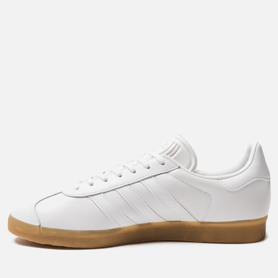 Мужские кроссовки adidas Originals Gazelle White/White/Gum