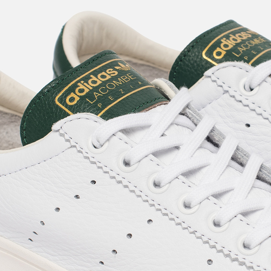 Мужские кроссовки adidas Spezial Lacombe Core White/Chalk White/Easy Green