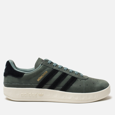 Мужские кроссовки adidas Originals Munchen PU Raw Green/Core Black/Core White