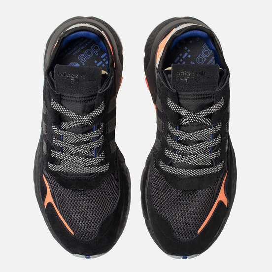 Мужские кроссовки adidas Originals Nite Jogger Core Black/Carbon/Act Blue