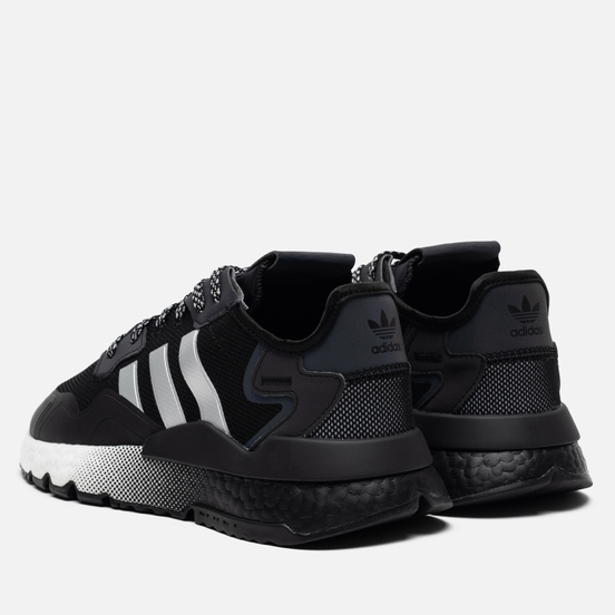 Мужские кроссовки adidas Originals Nite Jogger Core Black/Silver Metallic/White