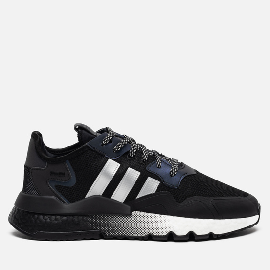 Мужские кроссовки adidas Originals Nite Jogger Core Black/Silver Metallic/White