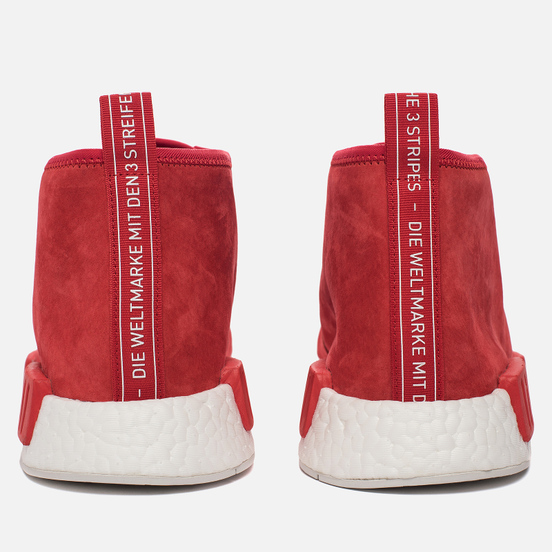 Мужские кроссовки adidas Originals NMD C1 Chukka Boost Lush Red/Lush Red/White