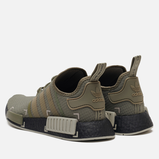 Мужские кроссовки adidas Originals NMD_R1 Legacy Green/Metal Grey/Core Black