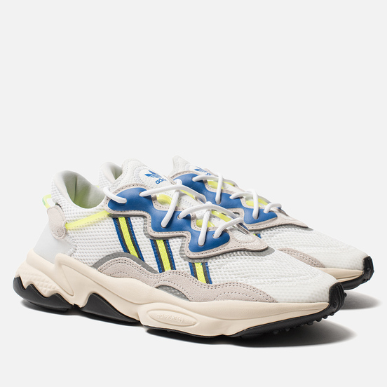 Кроссовки adidas Originals Ozweego White/Grey One/Solar Yellow