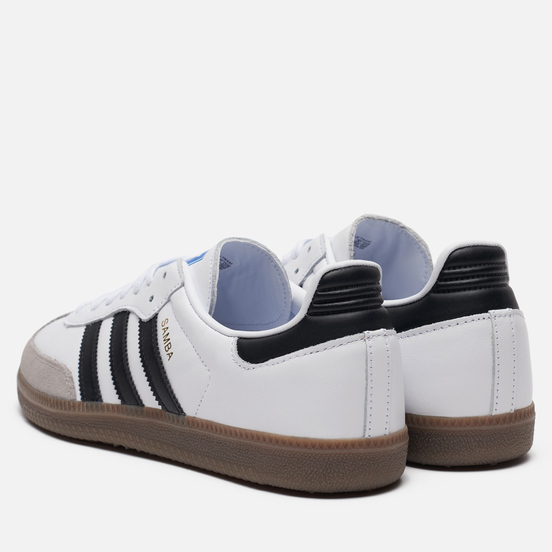 Кроссовки adidas Originals Samba OG White/Black/Clear Granite