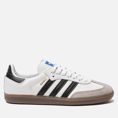 Мужские кроссовки adidas Originals Samba OG White/Core Black/Clear Granite