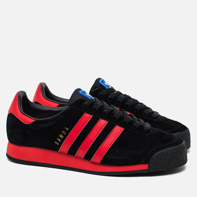 All black adidas samoa discount