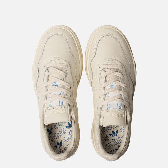 Мужские кроссовки adidas Originals Supercourt Premiere Off White/Off White/Off White