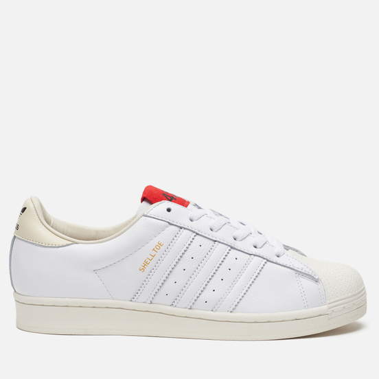 Мужские кроссовки adidas Originals x 424 Shelltoe Core White/Core White/Scarlet