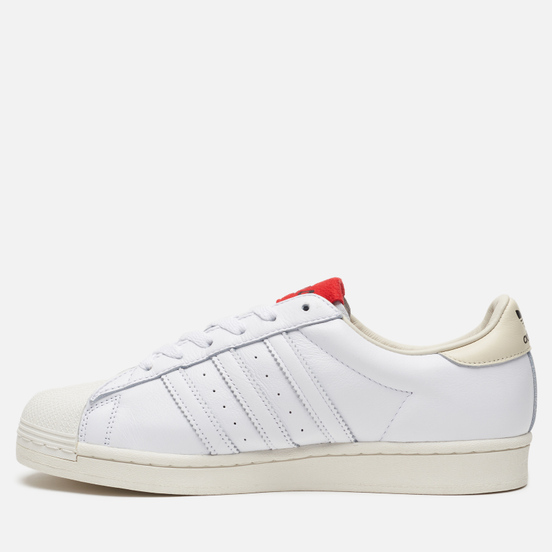 Мужские кроссовки adidas Originals x 424 Shelltoe Core White/Core White/Scarlet