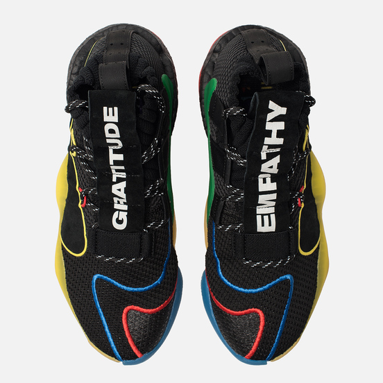 Мужские кроссовки adidas Originals x Pharrell Williams Crazy Byw LVL Core Black/Green/Supplier Colour