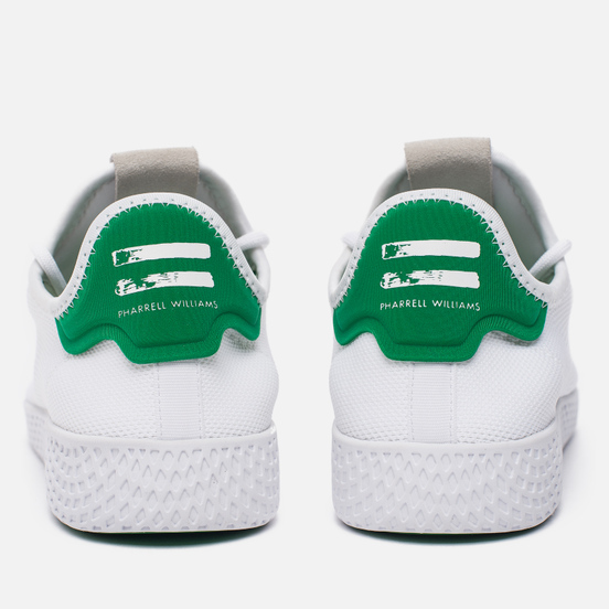 Мужские кроссовки adidas Originals x Pharrell Williams HU Tennis White/Green