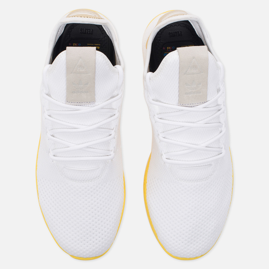 Мужские кроссовки adidas Originals x Pharrell Williams HU Tennis White/Yellow/Metallic Gold