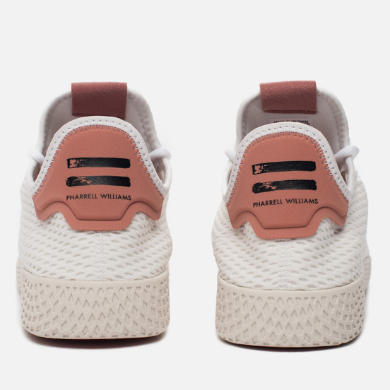 Мужские кроссовки adidas Originals x Pharrell Williams Tennis Hu Running White/Raw Pink
