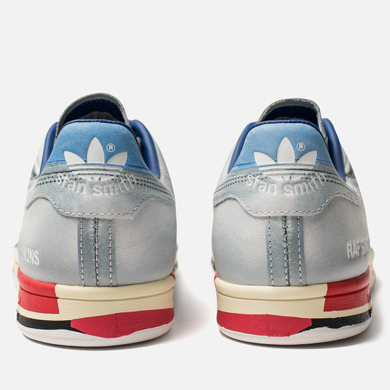 Мужские кроссовки adidas Originals x Raf Simons Micro Stan Silver Metallic/Red/Red