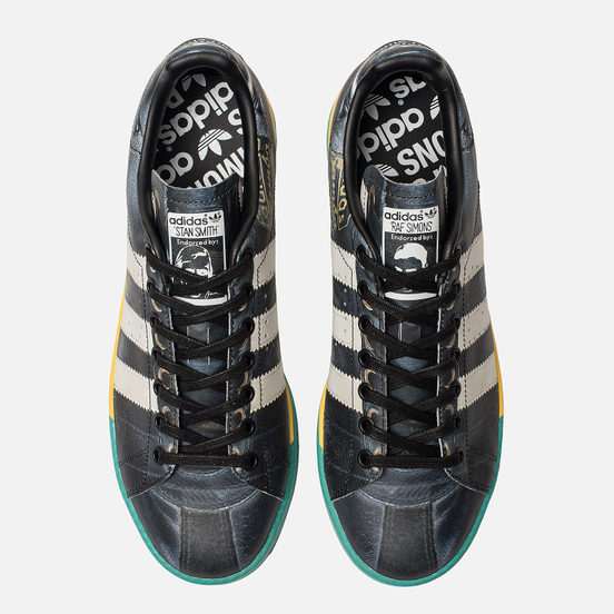 Мужские кроссовки adidas Originals x Raf Simons Samba Stan Core Black/Cloud White/Bright Blue