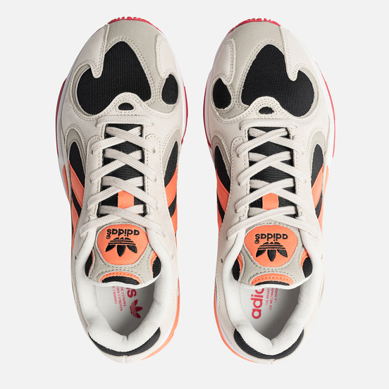 Мужские кроссовки adidas Originals Yung-1 Core Black/Semi Coral/Raw White