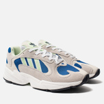 Мужские кроссовки adidas Originals Yung-1 White/Glow Green/Collegiate Royal фото- 2