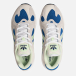Мужские кроссовки adidas Originals Yung-1 White/Glow Green/Collegiate Royal фото- 5