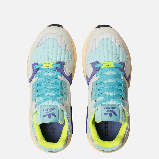 Мужские кроссовки adidas Originals ZX Torsion Clear Aqua/Solar Yellow/Purple