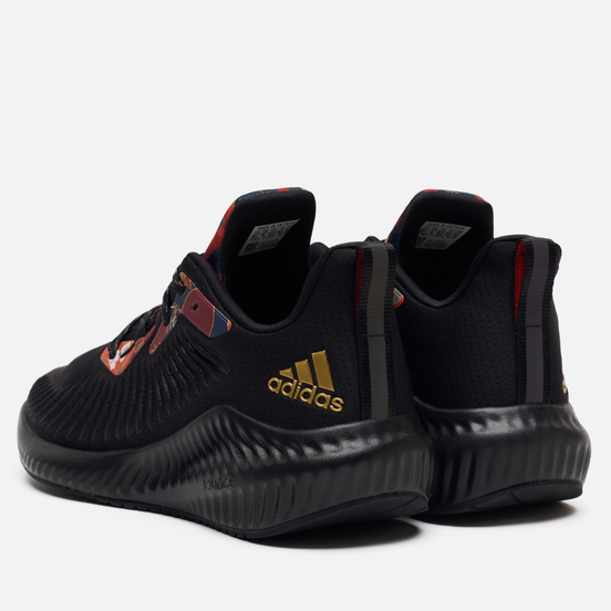 Мужские кроссовки adidas Performance Alphabounce Core Black/Gold Metallic/Scarlet