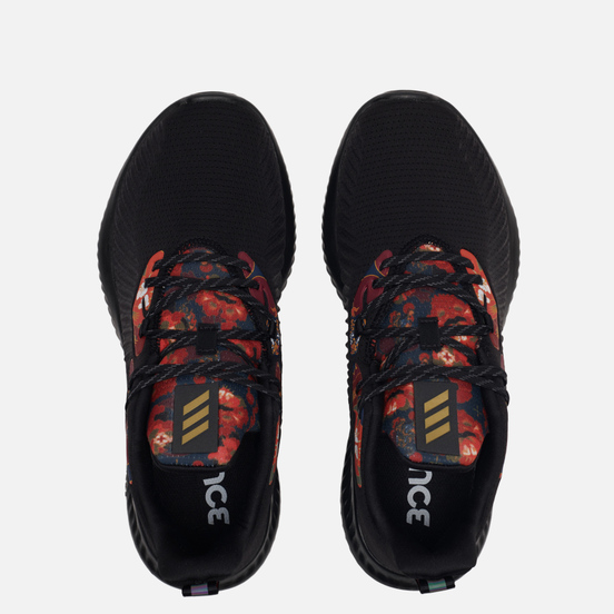 Мужские кроссовки adidas Performance Alphabounce Core Black/Gold Metallic/Scarlet